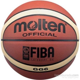 Molten BGG6 Fiba Onaylı Basketbol Topu No6 Kompozit Pu Deri indoor